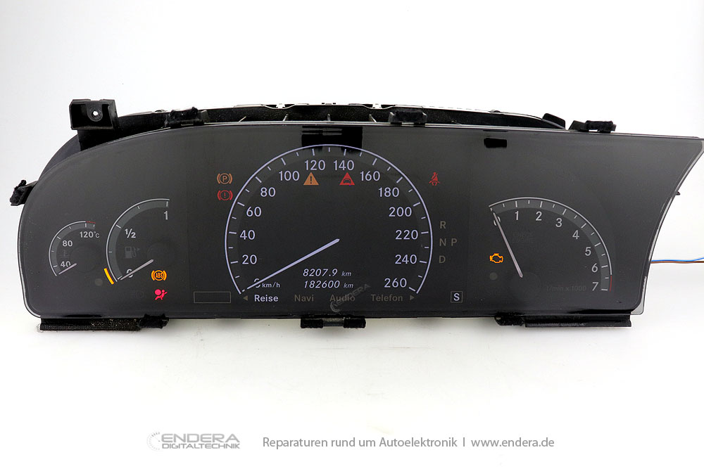 Displayfehler Reparatur Mercedes W216