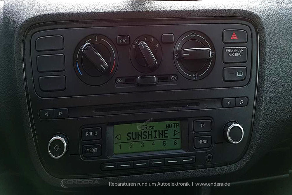 Radio Reparatur Skoda Citigo