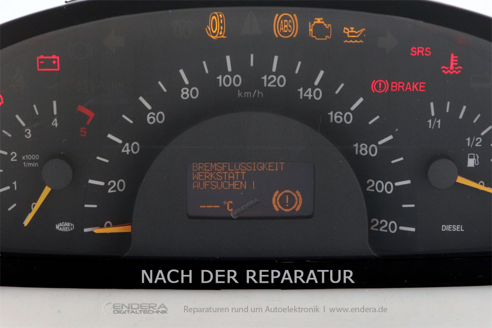 Displayfehler Reparatur Mercedes Vito W639