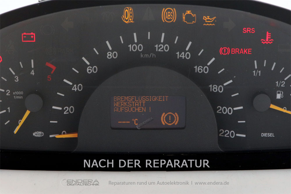 Displayfehler Reparatur Mercedes Viano W639