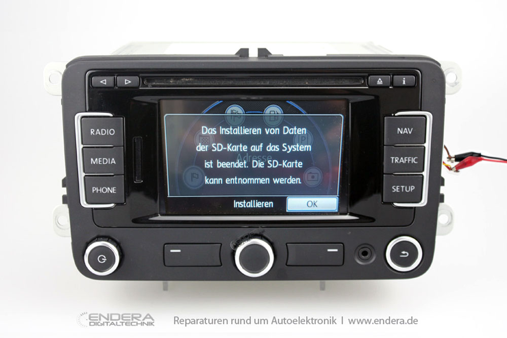 Navigation Reparatur VW Polo V