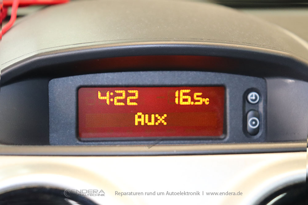 Navigation Reparatur Opel Meriva A