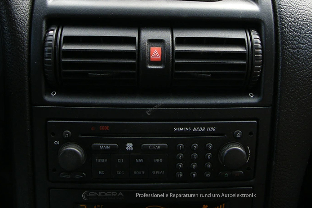 Navigation Reparatur Opel Vectra B