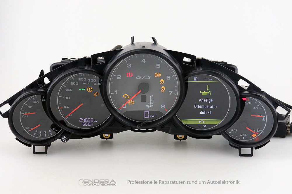 Analoganzeigen Reparatur Porsche Cayenne 92A