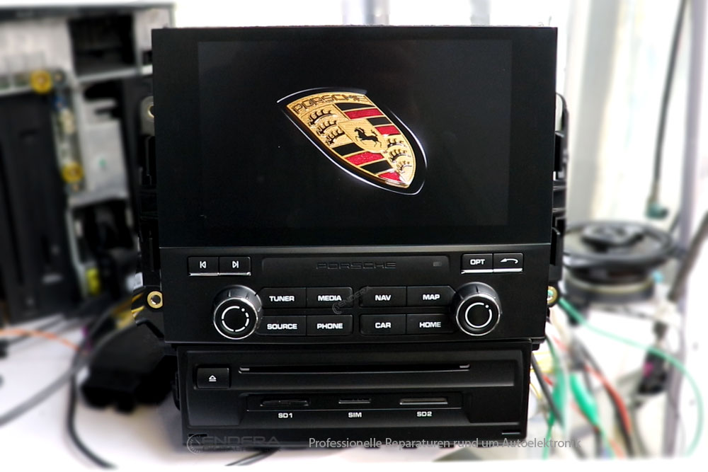 Navigation Reparatur PCM 4.1. Porsche Panamera 971