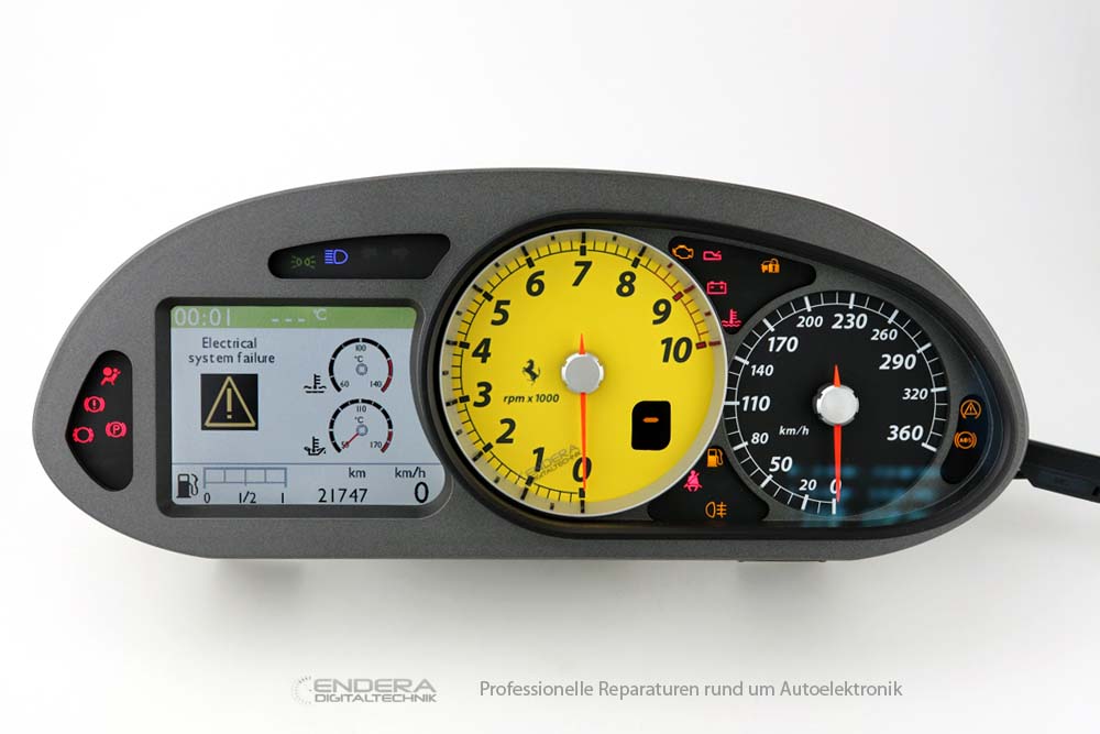 Kombiinstrument Reparatur Ferrari 599