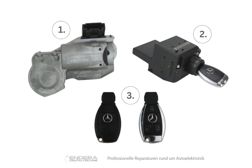 Elektronische Lenkradverriegelung (ELV) Reparatur Mercedes W211